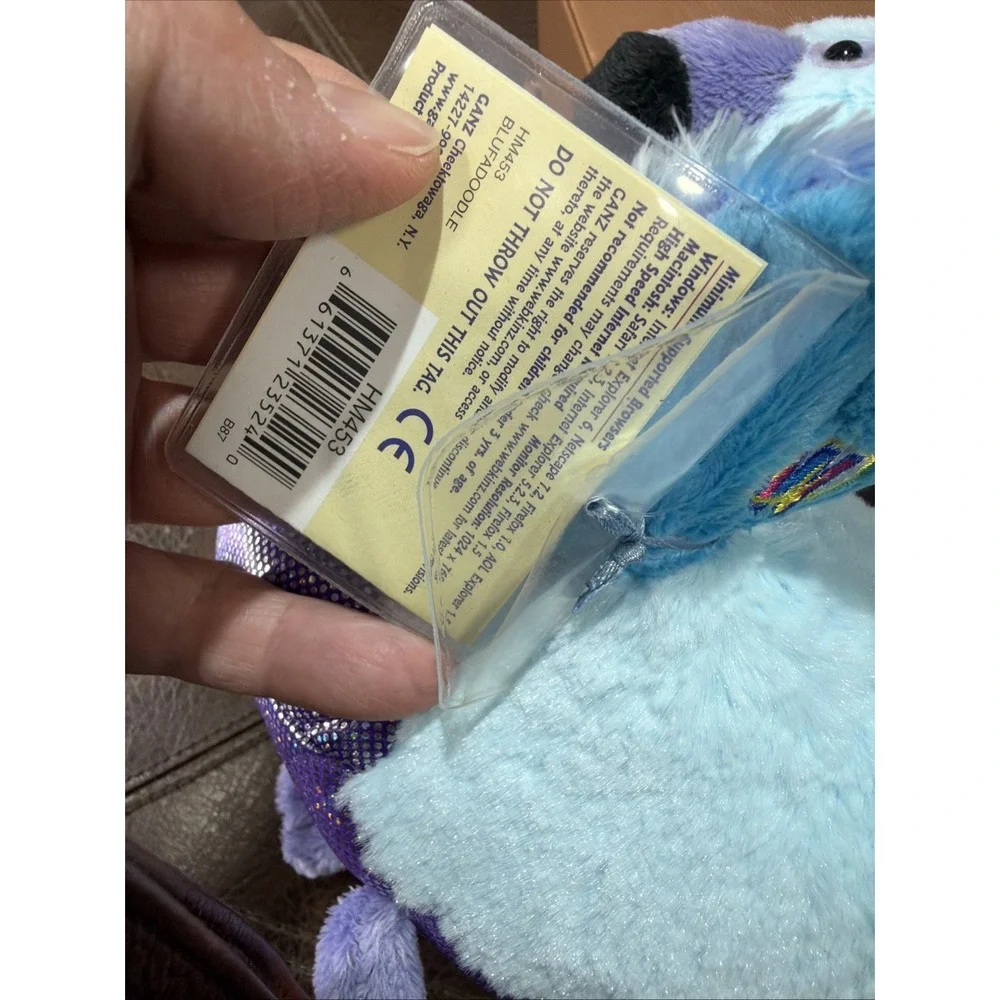 Ganz Webkinz Blufadoodle Flamingo Plush 8